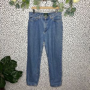 Lauren Jeans Co. Mid wash high rise mom jeans